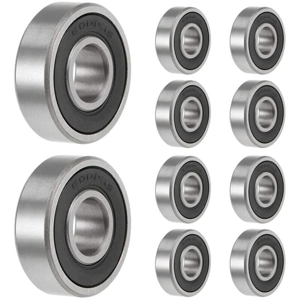 10 st 6000-2RS Gummitätade spårkullager 10x26x8mm Spårkullager 6000-2RS - Perfekt