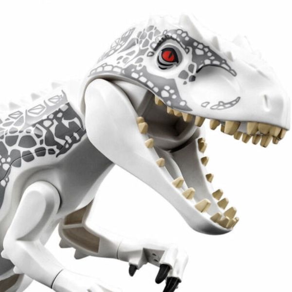 Indominus Rex xxl Large Dinosaur Figur Block Fit i fuld størrelse - Perfet En stor dinosaurie