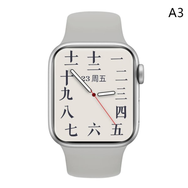 Smart Watch Series 8 Uusi miesten SmartWatch S8 Smart Sport Watch - täydellinen Silver