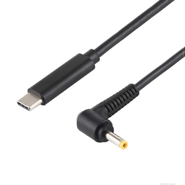 USB-C / Type-C til 4.0 x 1.7mm Laptop Strøm Opladerkabel, Kabellængde: ca. 1.5m-Perfet