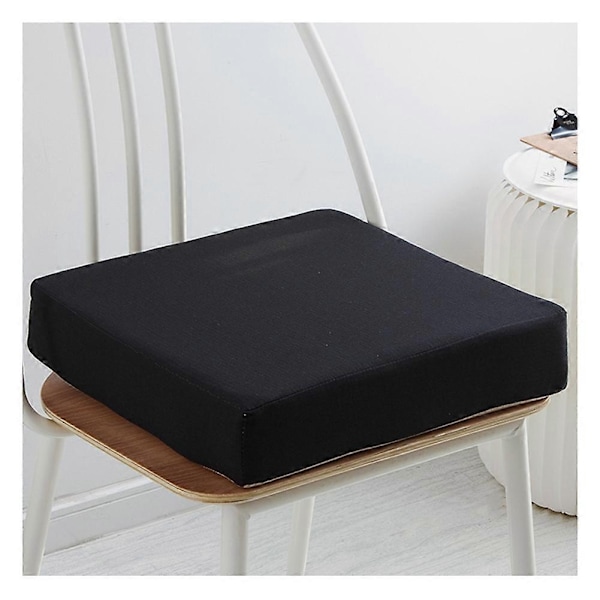 50*50cm Sienipehmuste Korkea Joustavuus Mukautettava Tyyny Toimisto Soville Kirjakaupoille - Täydellinen Black Square