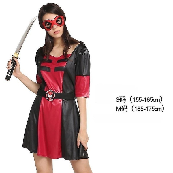 Invisible Ninja Assassin Japanese Warrior Black And Red Book Week Halloween-kostyme - Perfet Style 1 S