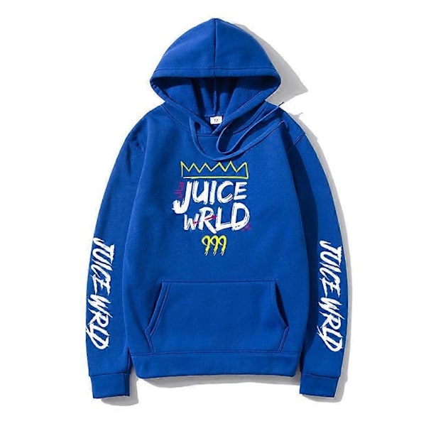 Rapper Juice Wrld 999 O-Neck Genser Menn/Kvinner Mote Langermet Vår Høst Hettegensere Genser Hip hop topper Pullover-Perfet Blue M