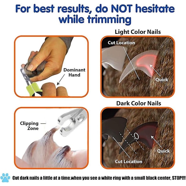 Nagelklippare för husdjur - Nagelklippare för kanin, valp, kattunge, marsvin, liten hund - skarp, säker, anti-scratch (rosa) - perfekt