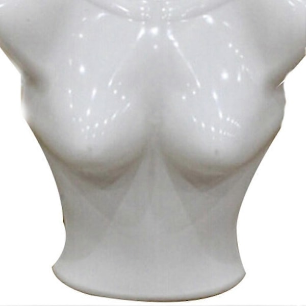 Halv Plastikkropp Kvinnlig Skyltdocka Torso Underkläder Kläder Form Display Rack snabb-Perfekt