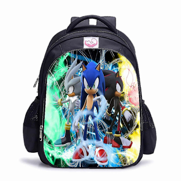 Anime Sonic Tecknad Spel Tecknad Anime Barnryggsäck - Perfekt 17