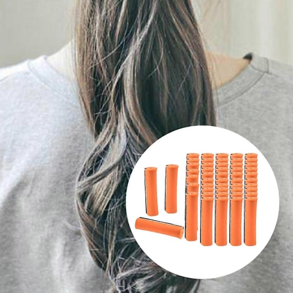 Kolde Permanentstænger til Hår Varmefrit Ruller Styling Frisørværktøj - Perfekt 50Pcs 2.2cm