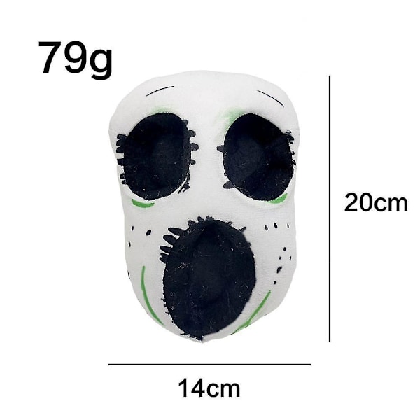 Døre Roblox Figurer Døre Plyslegetøj Monsters Skrækspil Plys udstoppede dyr [DB]- Perfet White Mask