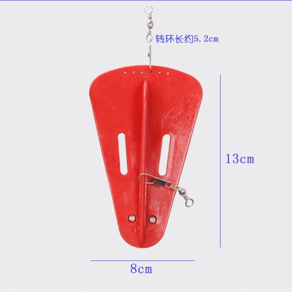 1. suunnitelma kalastus sukelluslauta trolling lauta punainen-106G punainen-106G- Perfet red -106g