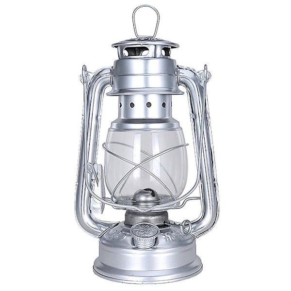 25cm Retro Classic kerosiinilamppu Himmennettävä petrolilyhty-Perfet Silver