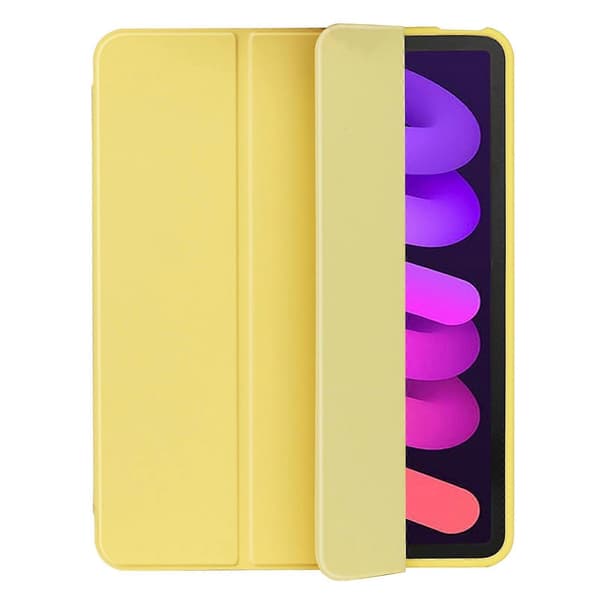 Läder Tablet Fodral Kompatibelt med iPad mini 6-Perfet Yellow