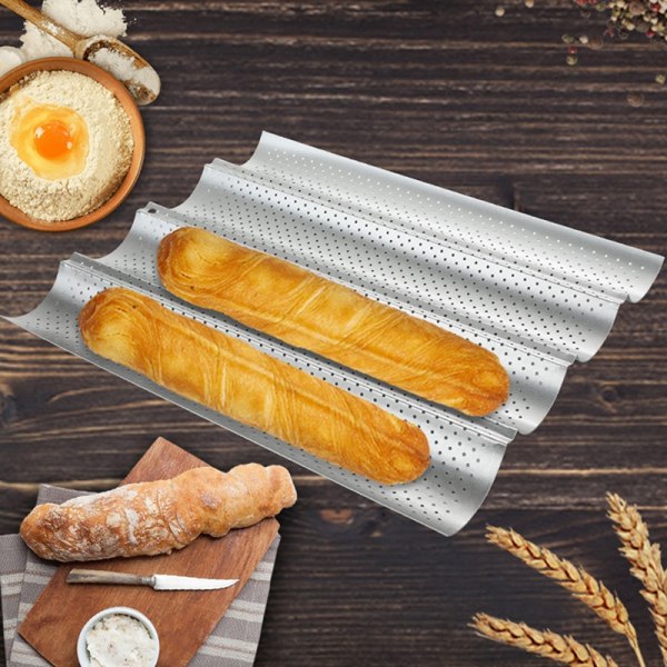 Pan French Bread Form Groove Form Toast - Perfet E