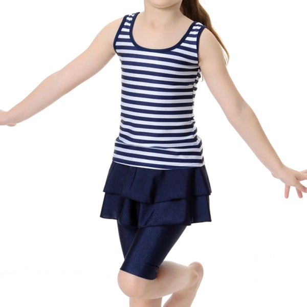 Baddräkt för flickor för barn Badkläder Baddräkt - Perfet Navy blue
