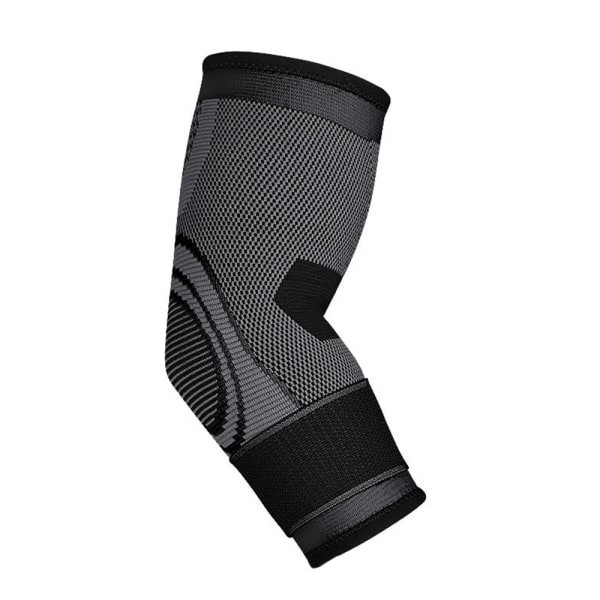 armbågsstöd kompressionsärm Tennis golfare artrit - Perfet black XL