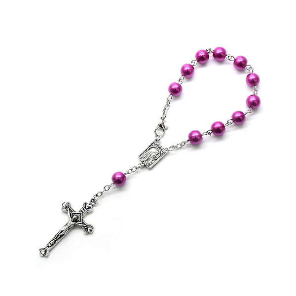 Minirosary Dopgåva 11-Pärlor Pärl Fingerrosary Bröllop Festfavorit-Perfekt 4