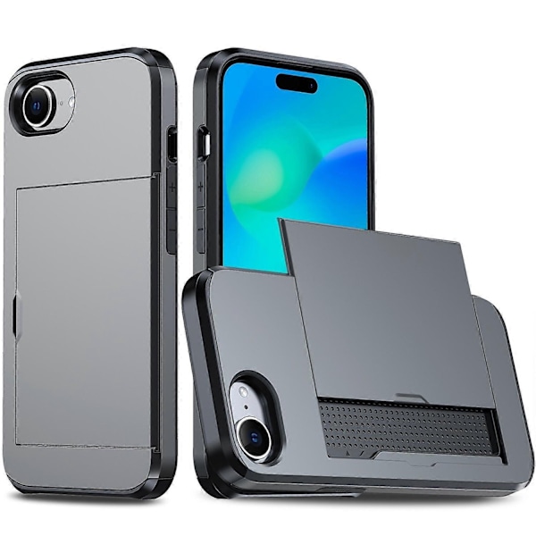 Støtsikkert Armor-deksel Kompatibelt med iPhone SE 2024-Perfet Grey