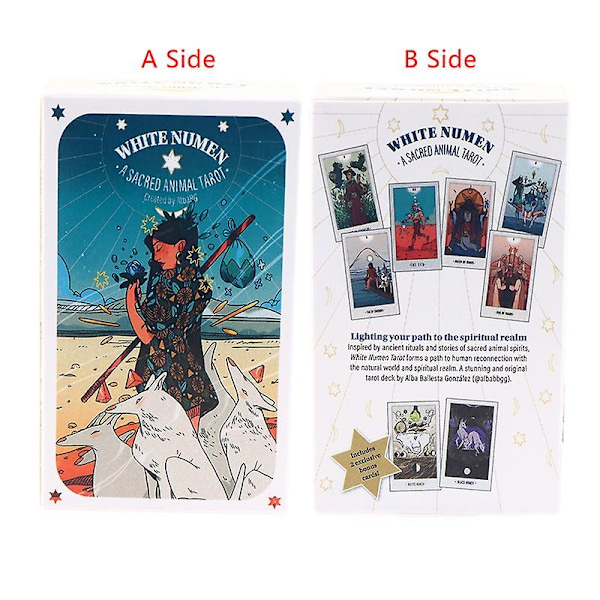 Vit Ande Tarot Spådom Divination Deck Party Underhållning Brädspel - Perfekt