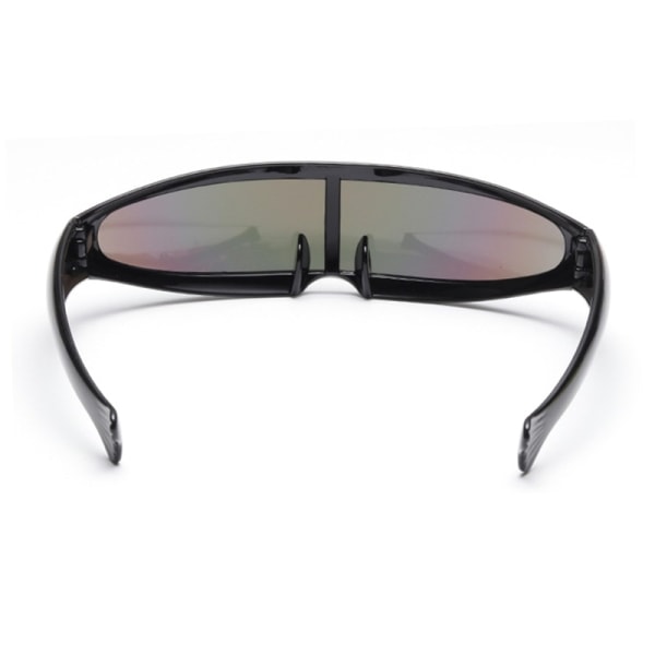 Futuristic Mirror Solglasögon Mode Alien Glasögon HD Mirror - Perfet A1