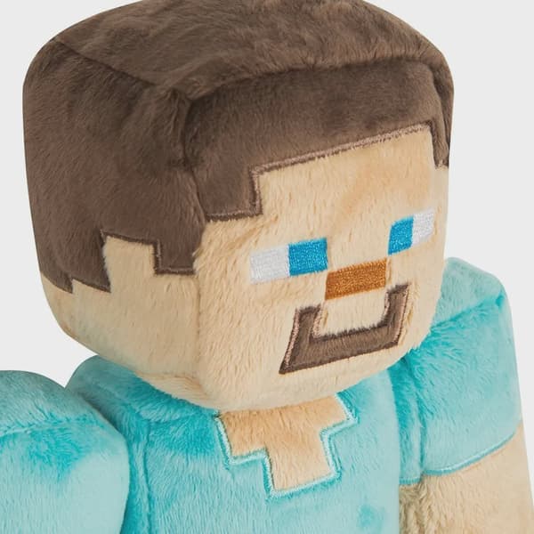 Minecraft Steve plyschleksak, blå, 27cm-YYANG Steve