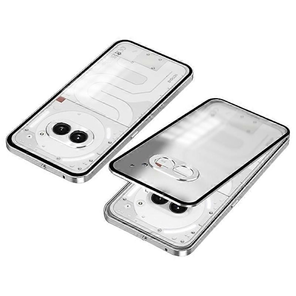 Snap-on Metallram för Nothing Phone 2a-Perfet Silver