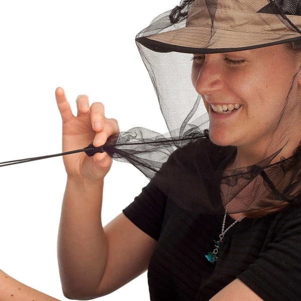 Mosquito Head Mesh Mask för insekter och insekter med permetrin - Perfet
