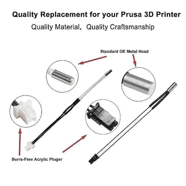 Tillbehörssats Kompatibel med Prusa I3 Mk4 Mk3.9 - Kompatibel med Prusa I3 Mk4 Hot End Del Nextruder Värmeblock Silikonsocka-Perfet