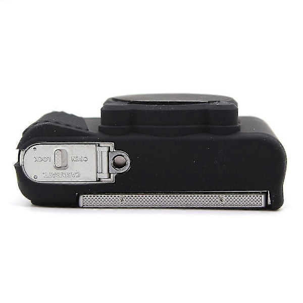 Kameraovertræk i silikone til Canon SX740 HS/ SX730 HS - Anti-ridse, beskyttende etui - Perfekt Black