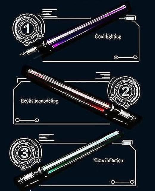 Laser Sver Lys Saber Doble Sverd Katana Gutter Gave-Xin