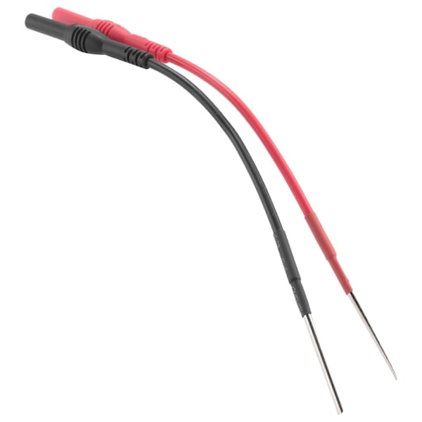 2 STK Fleksible Skje-Bakprober, med 4mm Bananplugg Testledninger-Perfekt