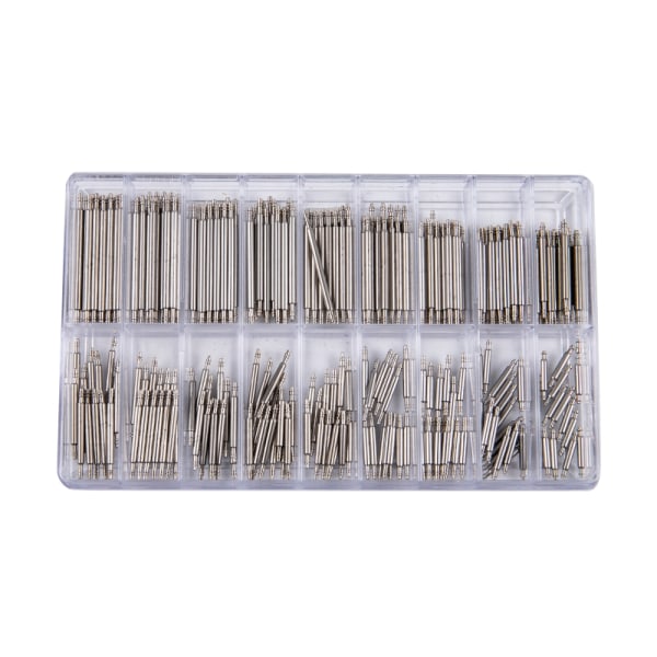 270stk rustfritt stål klokkefjærstangrem Link pin - Perfet 144Pcs/set