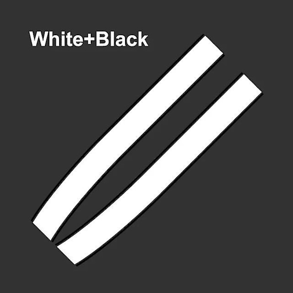 Dekaler för bilens inredning, motorhuv, huv, ränder, dekaler, dekoration för Mini Cooper S JCW R55 R56 R60 R61 F54 F55 F56 F60 Countryman Tillbehör White Black