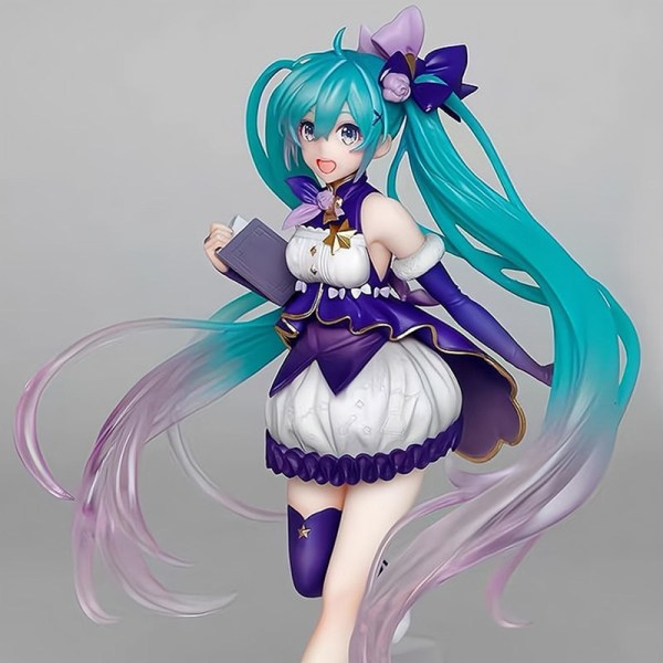 Anime Vocaloid Hatsune Miku Action Figure Collection Anime Kawa - Perfet Purple Onesize