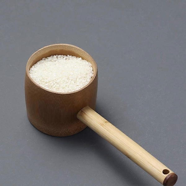Bambus Vandøse Tea Spoon Bade Spoon Sauna Spoon til Køkken Have - Perfekt