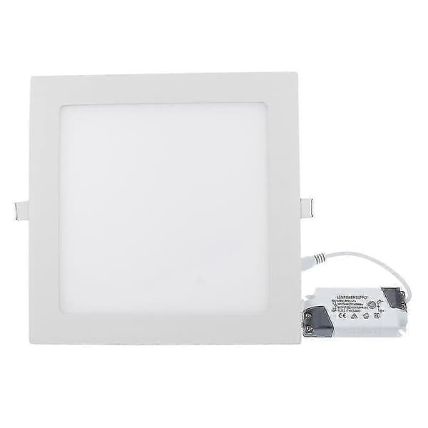 18w Infälld Fyrkantig LED Panel Lampa Kall Vit Downlight för AC-Perfet