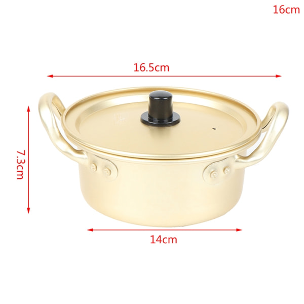 Ramen Noodle Pot n Aluminium Stockpot Quick Noodles Pan - Perfet 16cm