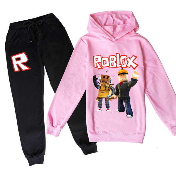 ROBLOX hettegenser med tegneserietrykk for barn 14 110cm