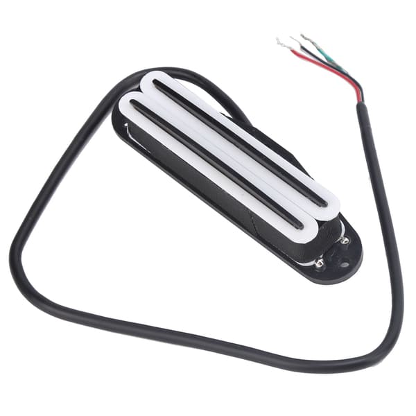 11K humbucker pickupper, keramiske magneter, ABS-materiale, tilbehør til elektrisk guitar, hvid/sort
