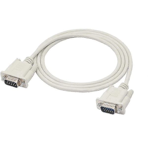 15 Pin Hann til DB 9 Pin Adapterkabel med RS232 til VGA Konvertering for Datamaskiner Skrivere og Skannere-Perfet