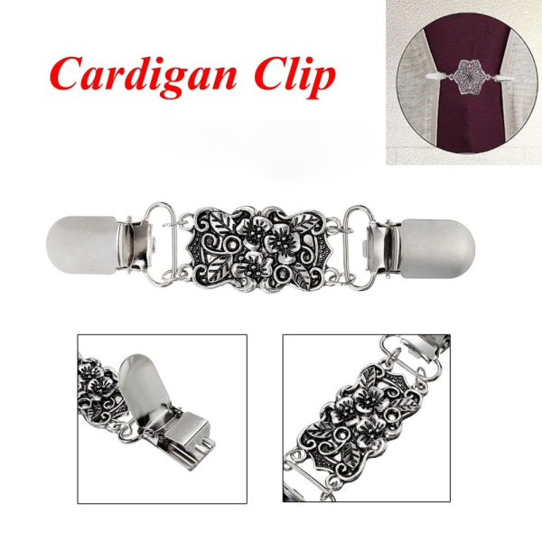Cardigan Clip Sjal Broche Duck Clip Spænder Sweater Bluse Pin