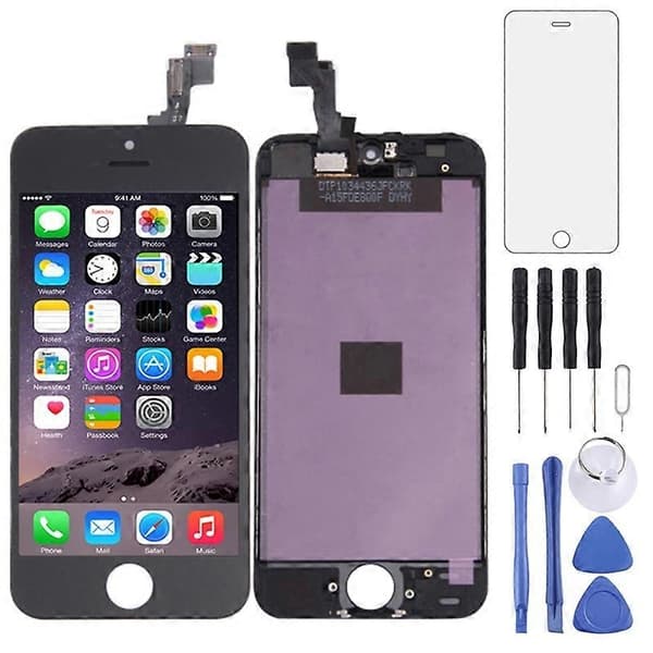 TFT LCD-skærm kompatibel med iPhone 5S - Perfekt Black