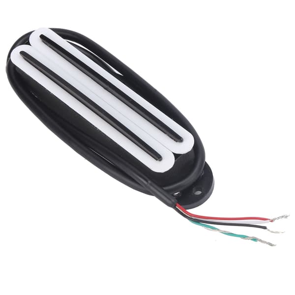 11K humbucker pickupper, keramiske magneter, ABS-materiale, tilbehør til elektrisk guitar, hvid/sort