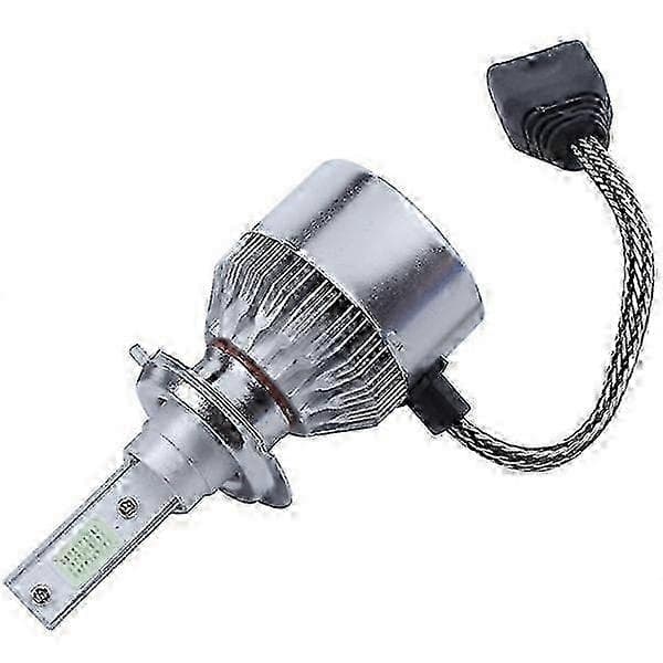2 stk. LED-frontlyspærer H7 8000k Bilfrontlys 72w Konverteringssett Autolamper Tåkelys-Perfet