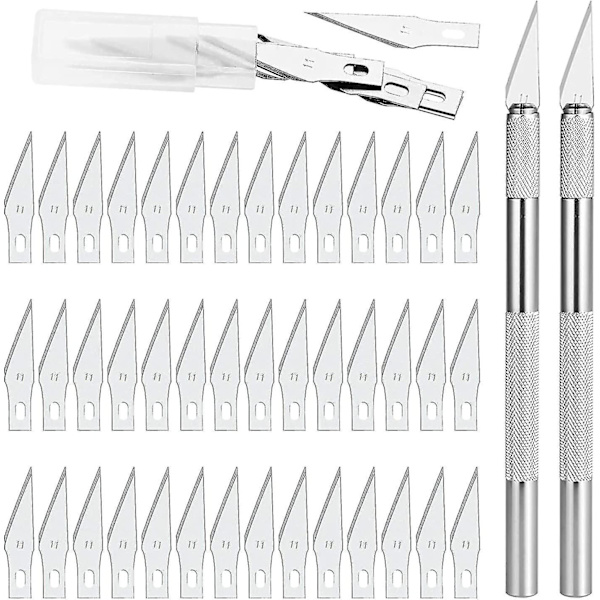 CNE Scalpel Precision Work Cutter 2 Avec 42 Lames Pour - Perfet