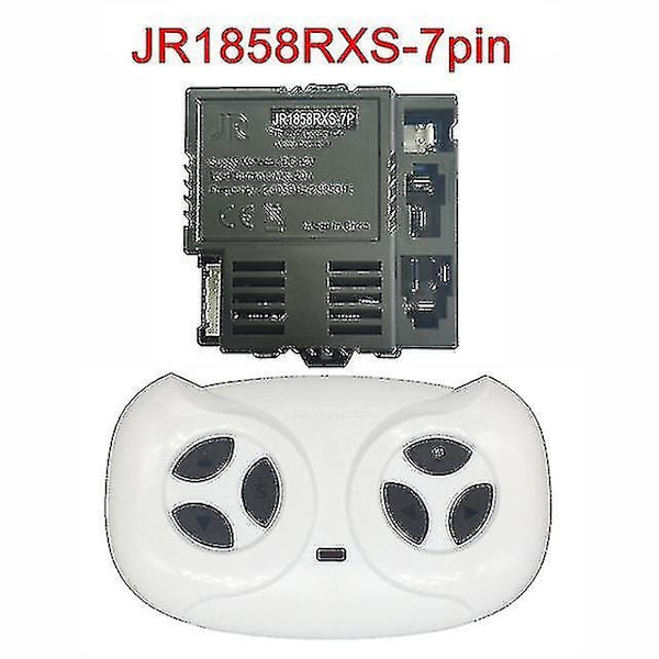 Kompatibel med Jr-rx-12v Barns Elbil Bluetooth Fjärrkontrollmottagare, Mjukstartkontroller Jr1958rx och Jr1858rx/jr1738rx-Perfekt JR1858RX 7pin Full
