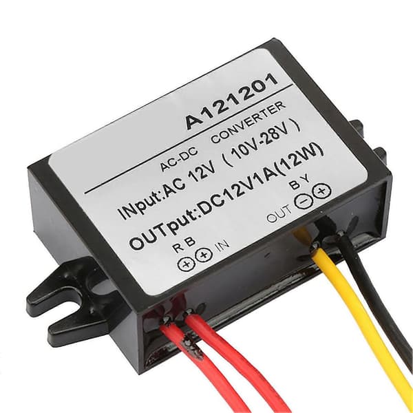 AC 10-28V till DC 12V Buck Converter AC DC Nedtransformator Strömförsörjningsmodul (1A)-Perfet