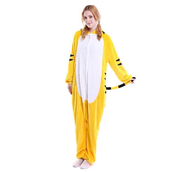 Gul Tiger Fancy Dress Kostume - Perfekt L