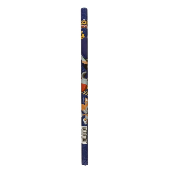 5-Pack Sonic School Set linjal, blyant, notatbok, viskelær, v - Perfet multicolor