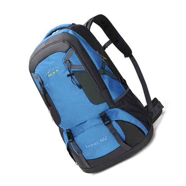 60L rygsække Outdoor Camping Vandtæt sport med stor kapacitet - Perfet blue