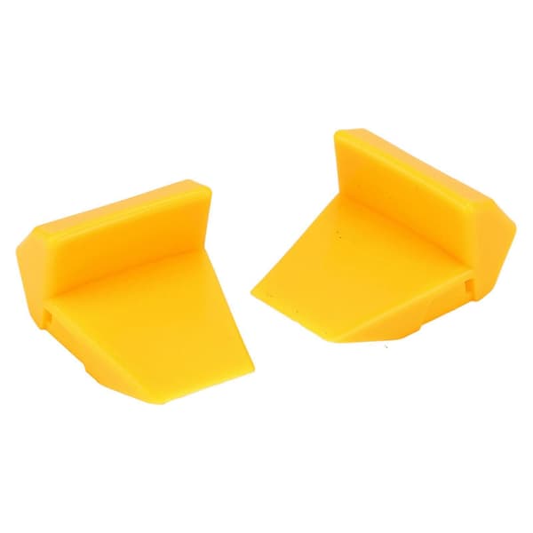 4 st Däckbytesmaskin Klämbackskydd Plast Gul Fälskydd för Däckbytare - Perfet