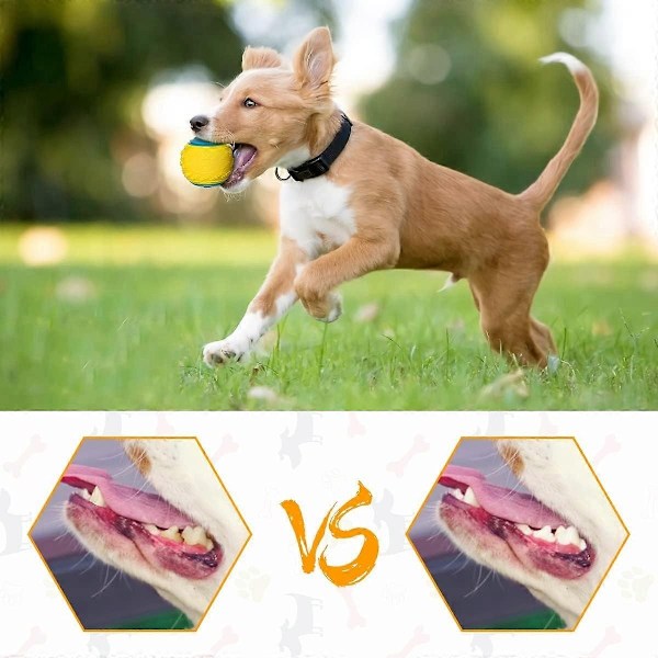 3 stycken Kvittrande Hundbollar, Scooby-Doo Hundboll Leksak Tandvård Valp Interaktiv Tugga Hållbar Leksak - Perfekt